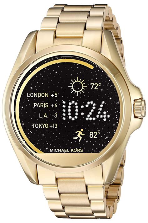 michael kors access gold watch|michael kors touch screen watch.